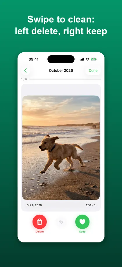 Fast Cleaner Swipe to clean
